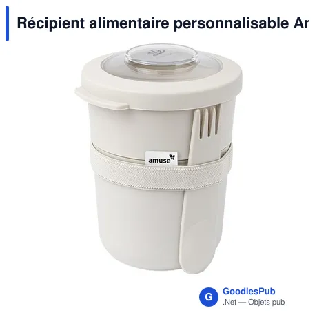 Récipient alimentaire personnalisable Amuse Tylla Food Bowl Duo 600 mlavec logo