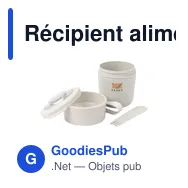 Récipient alimentaire personnalisable Amuse Tylla Food Bowl Duo 600 mlavec logo - Miniature 2