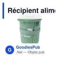 Récipient alimentaire personnalisable Amuse Tylla Food Bowl Duo 600 mlavec logo - Miniature 6