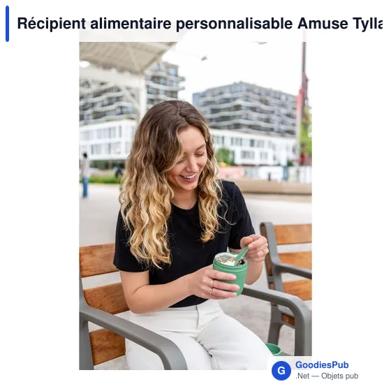 Récipient alimentaire personnalisable Amuse Tylla Food Bowl Duo 600 mlavec logo - Image 9
