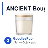 ANCIENT Bougie parfumée à la vanille - Miniature 1