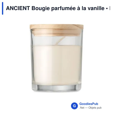 ANCIENT Bougie parfumée à la vanille