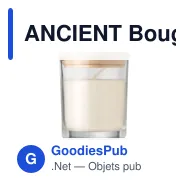 ANCIENT Bougie parfumée à la vanille - Miniature 3