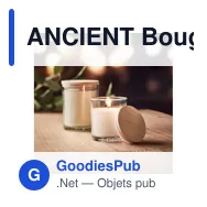 ANCIENT Bougie parfumée à la vanille - Miniature 4