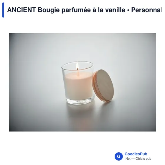 ANCIENT Bougie parfumée à la vanille - Image 5
