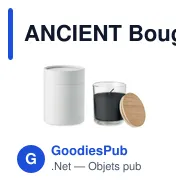 ANCIENT Bougie parfumée à la vanille - Miniature 8