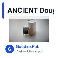 ANCIENT Bougie parfumée à la vanille - Miniature 9