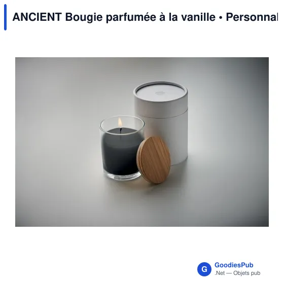ANCIENT Bougie parfumée à la vanille - Image 9