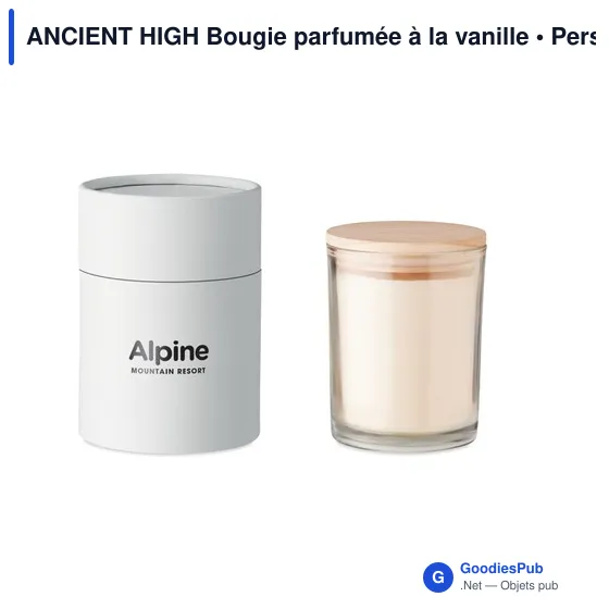 ANCIENT HIGH Bougie parfumée à la vanille - Image 4