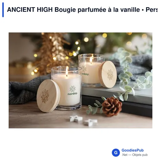 ANCIENT HIGH Bougie parfumée à la vanille - Image 5