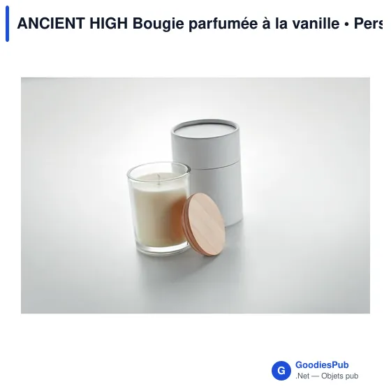 ANCIENT HIGH Bougie parfumée à la vanille - Image 6