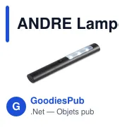 ANDRE Lampe torche 3 led - Miniature 1
