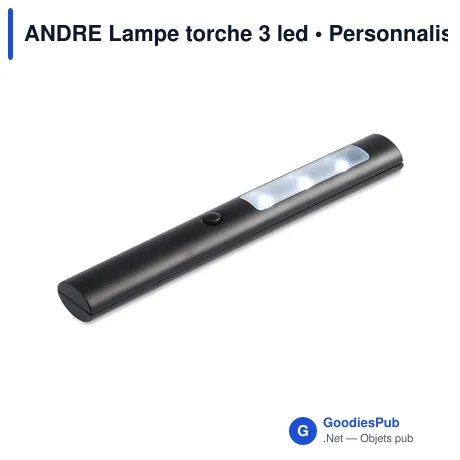 ANDRE Lampe torche 3 led