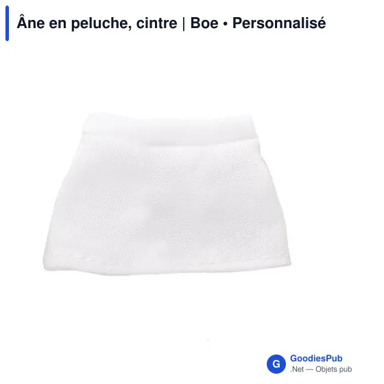 Peluche personnalisable Âne avec T-shirt pour logo | Boe - Image 7