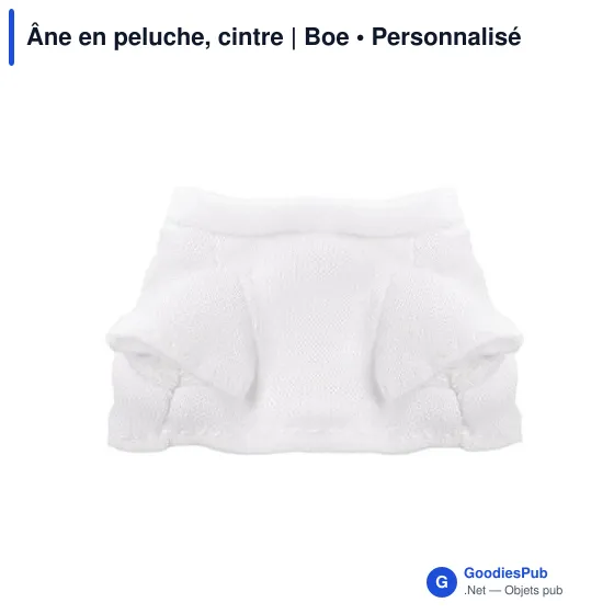 Peluche personnalisable Âne avec T-shirt pour logo | Boe - Image 8
