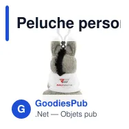 Peluche personnalisable Âne avec T-shirt pour logo | Boe - Miniature 9