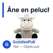 Peluche Âne personnalisable avec logo - Zigis - Miniature 2