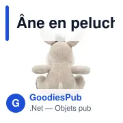 Peluche Âne personnalisable avec logo - Zigis - Miniature 3
