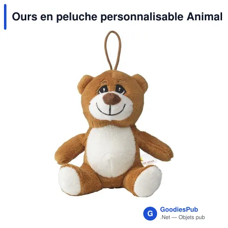 Ours en peluche personnalisable Animal Friend avec logo