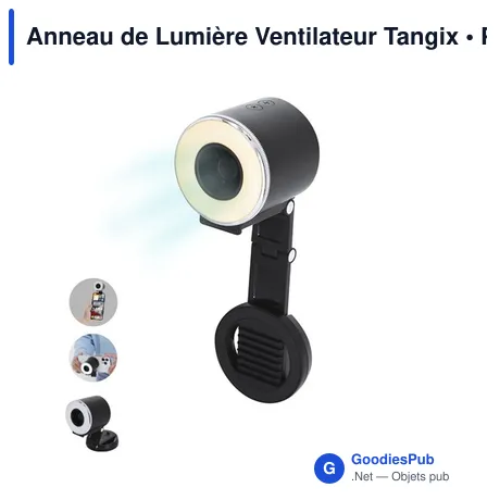 Anneau de Lumière Ventilateur Tangix