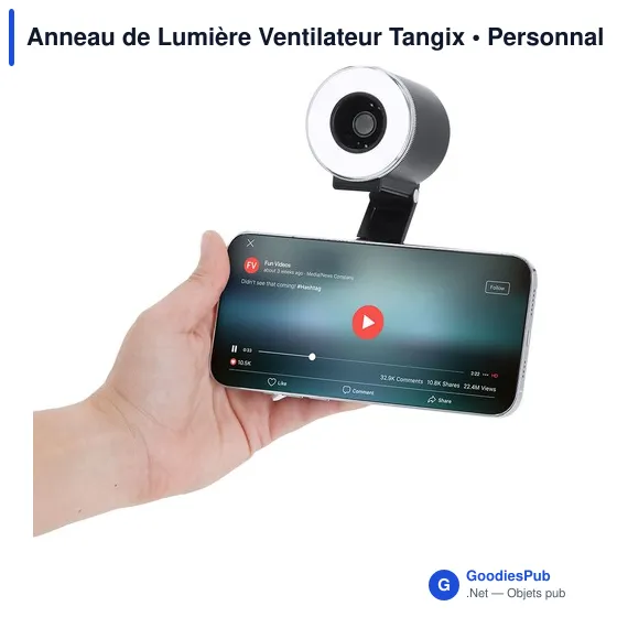 Anneau de Lumière Ventilateur Tangix - Image 9