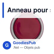 Anneau pour smartphone personnalisable avec logo - Brandy - Miniature 1