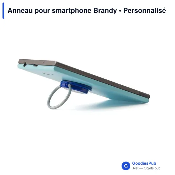 Anneau pour smartphone personnalisable avec logo - Brandy - Image 2