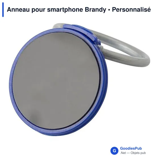 Anneau pour smartphone personnalisable avec logo - Brandy - Image 3