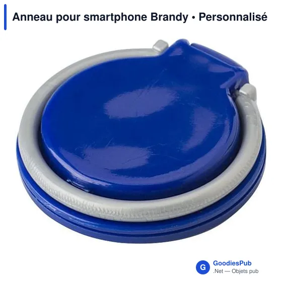 Anneau pour smartphone personnalisable avec logo - Brandy - Image 4
