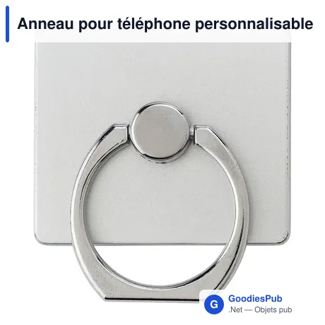 Anneau pour téléphone personnalisable avec logo - Lizzie