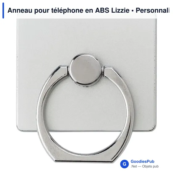 Anneau pour téléphone personnalisable avec logo - Lizzie - Image 3