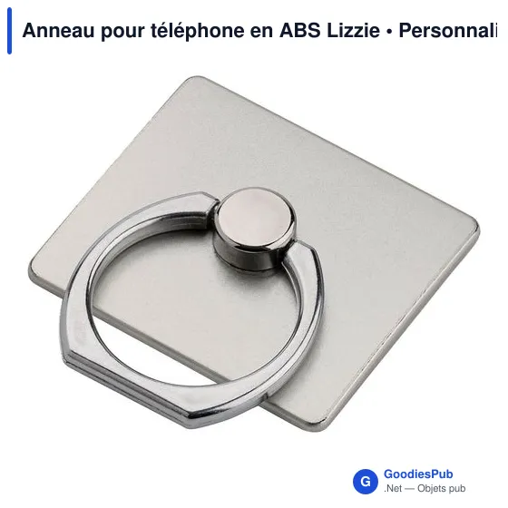 Anneau pour téléphone personnalisable avec logo - Lizzie - Image 4