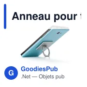 Anneau pour téléphone personnalisable avec logo - Lizzie - Miniature 5
