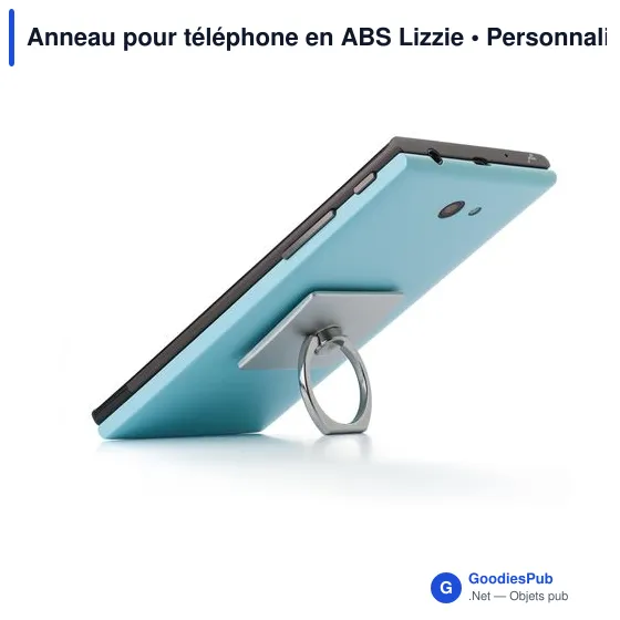 Anneau pour téléphone personnalisable avec logo - Lizzie - Image 5
