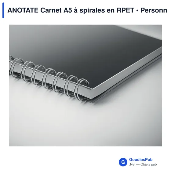 ANOTATE Carnet A5 à spirales en RPET - Image 4
