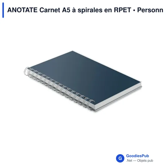 ANOTATE Carnet A5 à spirales en RPET - Image 6