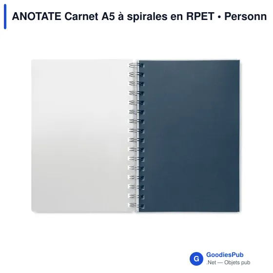 ANOTATE Carnet A5 à spirales en RPET - Image 7