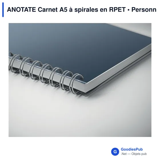 ANOTATE Carnet A5 à spirales en RPET - Image 9