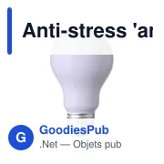 Anti-stress personnalisable 'ampoule' Arianna avec logo - Miniature 1