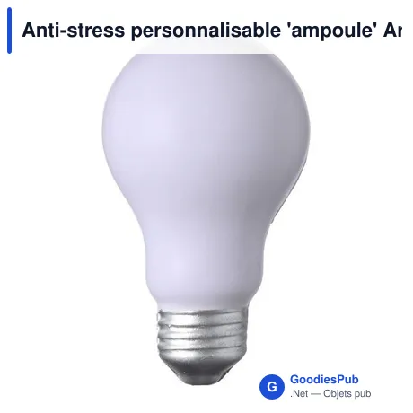 Anti-stress personnalisable 'ampoule' Arianna avec logo