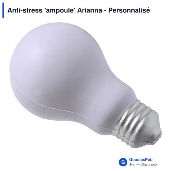 Anti-stress personnalisable 'ampoule' Arianna avec logo - Image 2