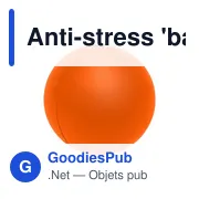 Anti-stress 'balle' | Calum - Miniature 1