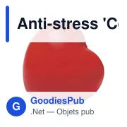 Anti-stress 'Cœur' personnalisable avec logo - Sia - Miniature 2