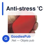 Anti-stress 'Cœur' personnalisable avec logo - Sia - Miniature 3