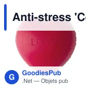 Anti-stress 'Cœur' personnalisable avec logo - Sia - Miniature 4