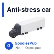 Anti-stress camion personnalisable avec logo - Irene - Miniature 2