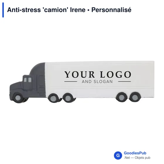 Anti-stress camion personnalisable avec logo - Irene - Image 5