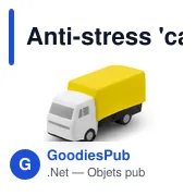 Anti-stress camion personnalisable avec logo - Lulia - Miniature 1