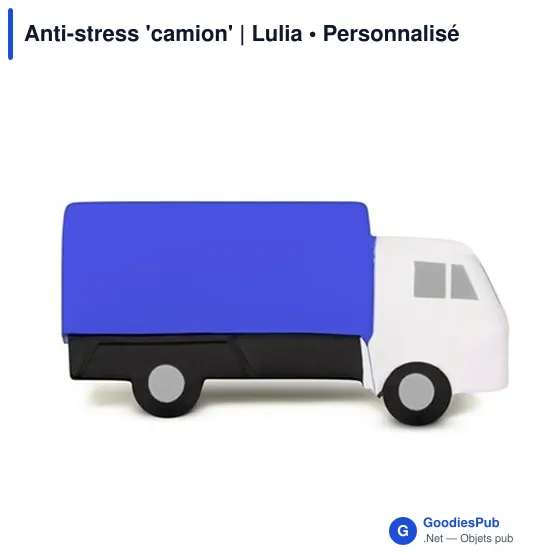 Anti-stress camion personnalisable avec logo - Lulia - Image 11