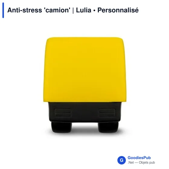 Anti-stress camion personnalisable avec logo - Lulia - Image 3